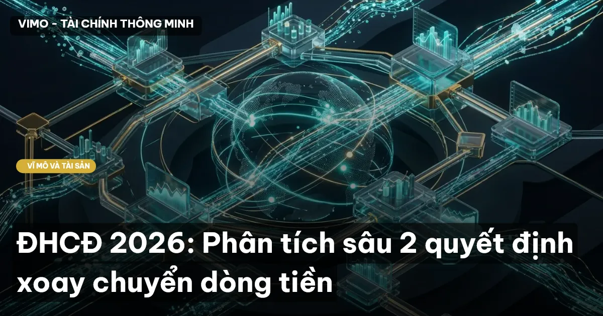 ĐHCĐ 2026: Phân tích sâu 2 quyết định xoay chuyển dòng tiền