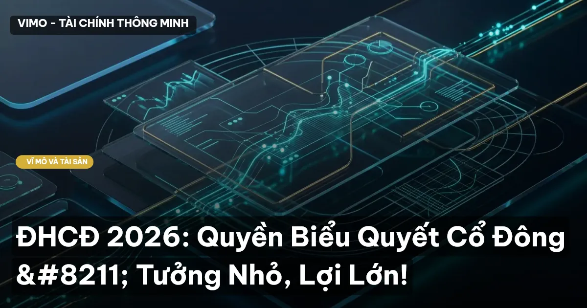 ĐHCĐ 2026: Quyền Biểu Quyết Cổ Đông – Tưởng Nhỏ, Lợi Lớn!