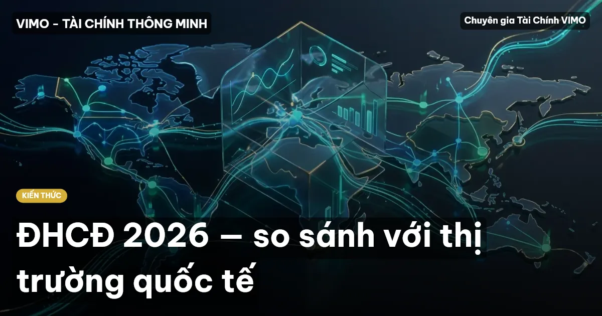ĐHCĐ 2026 — so sánh với thị trường quốc tế
