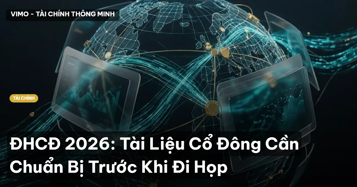 ĐHCĐ 2026: Tài Liệu Cổ Đông Cần Chuẩn Bị Trước Khi Đi Họp