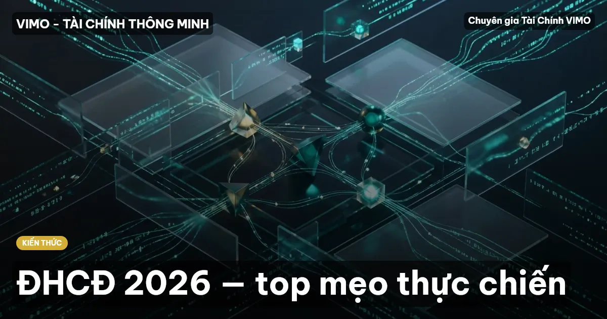 ĐHCĐ 2026 — top mẹo thực chiến