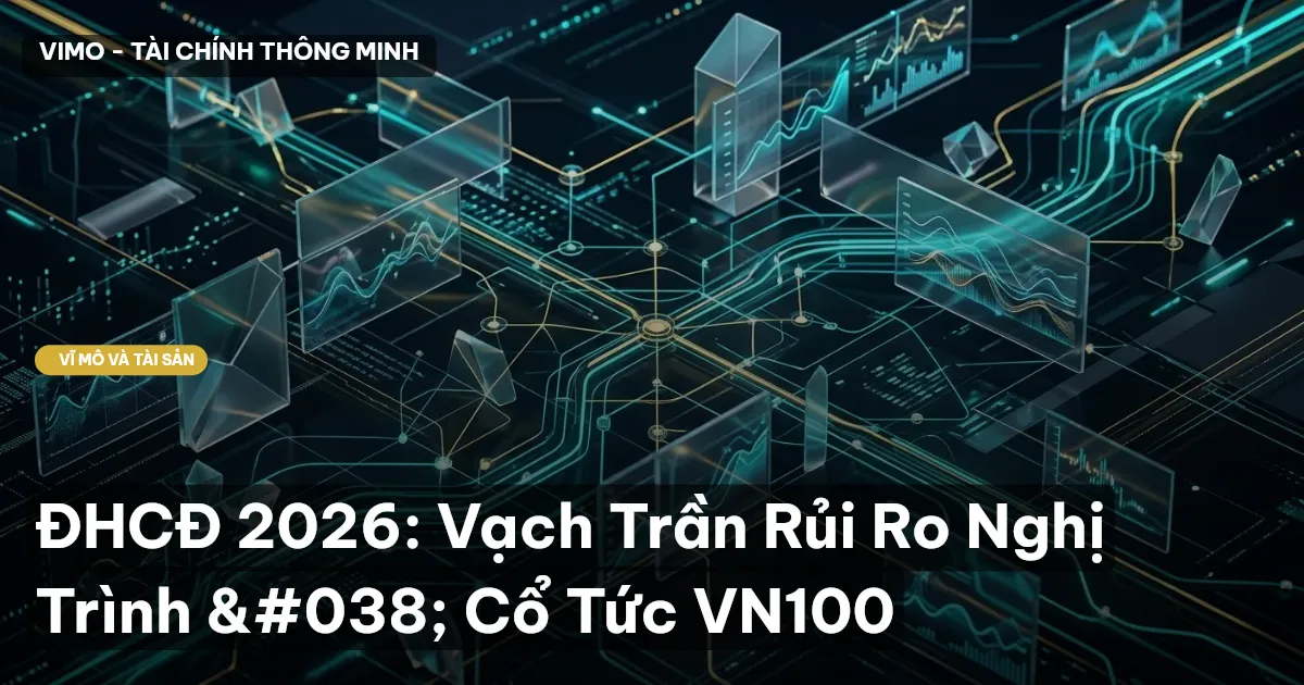 ĐHCĐ 2026: Vạch Trần Rủi Ro Nghị Trình & Cổ Tức VN100