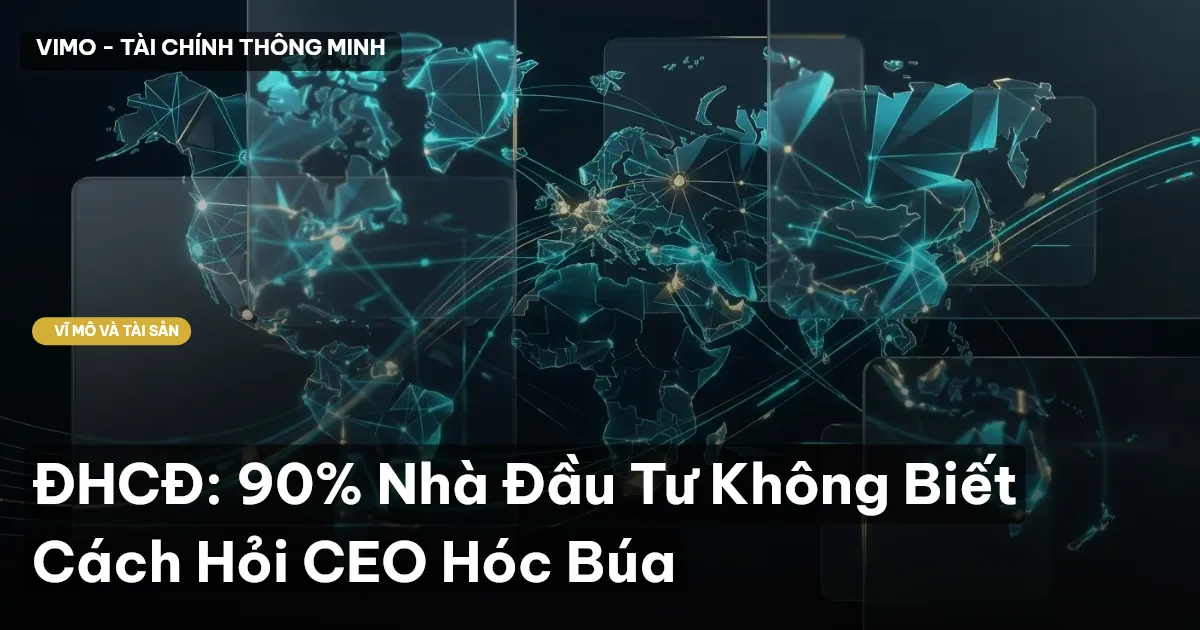 ĐHCĐ: 90% Nhà Đầu Tư Không Biết Cách Hỏi CEO Hóc Búa