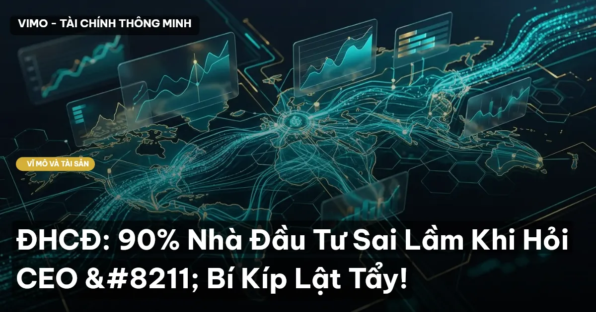 ĐHCĐ: 90% Nhà Đầu Tư Sai Lầm Khi Hỏi CEO – Bí Kíp Lật Tẩy!