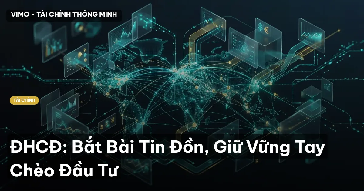ĐHCĐ: Bắt Bài Tin Đồn, Giữ Vững Tay Chèo Đầu Tư