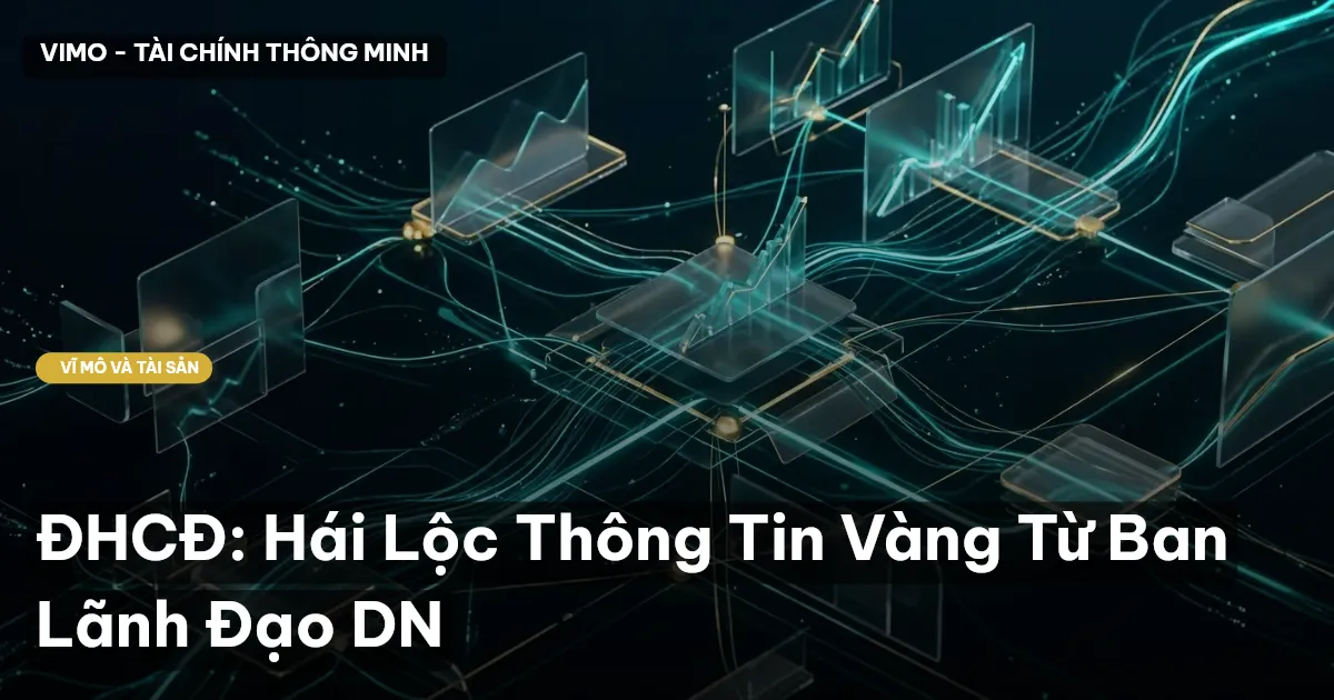 ĐHCĐ: Hái Lộc Thông Tin Vàng Từ Ban Lãnh Đạo DN