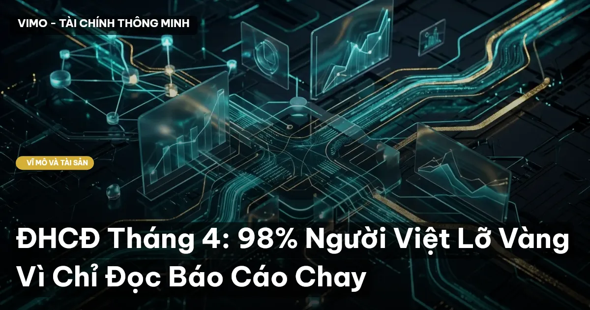 ĐHCĐ Tháng 4: 98% Người Việt Lỡ Vàng Vì Chỉ Đọc Báo Cáo Chay