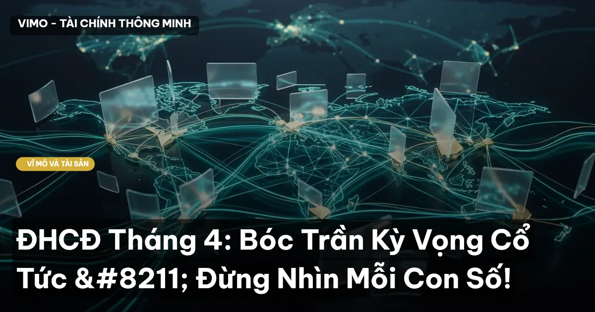 ĐHCĐ Tháng 4: Bóc Trần Kỳ Vọng Cổ Tức – Đừng Nhìn Mỗi Con Số!