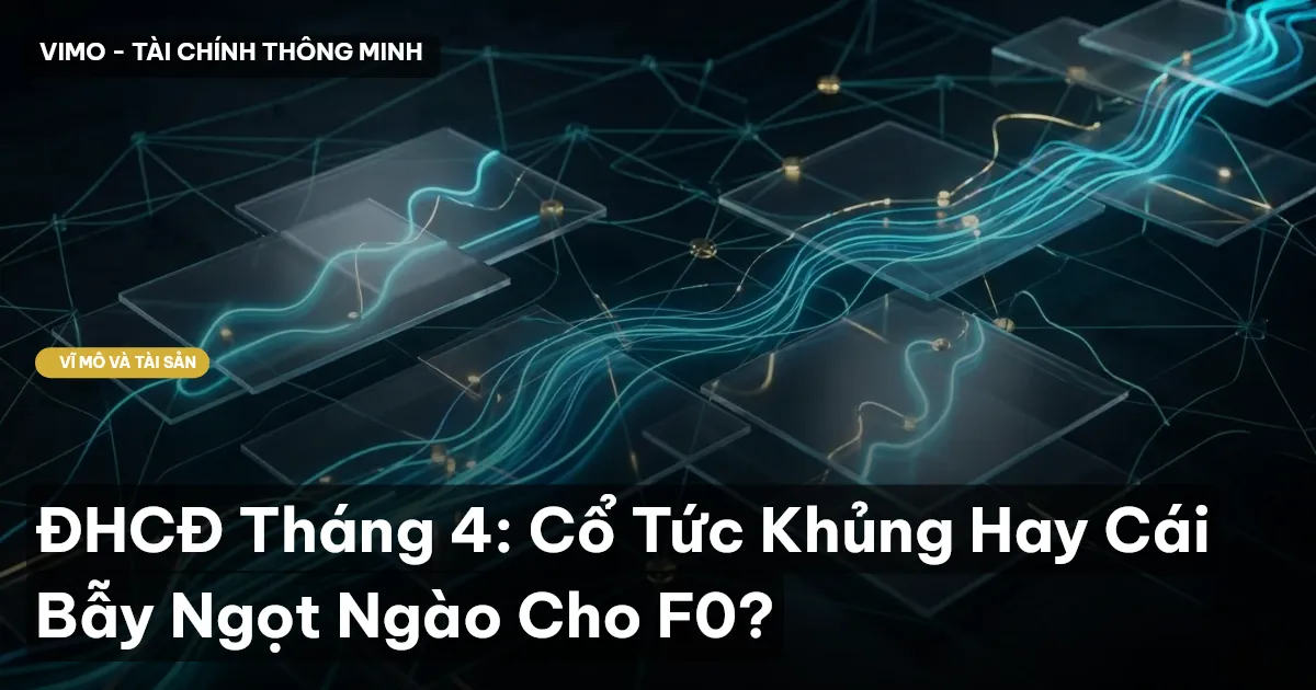 ĐHCĐ Tháng 4: Cổ Tức Khủng Hay Cái Bẫy Ngọt Ngào Cho F0?