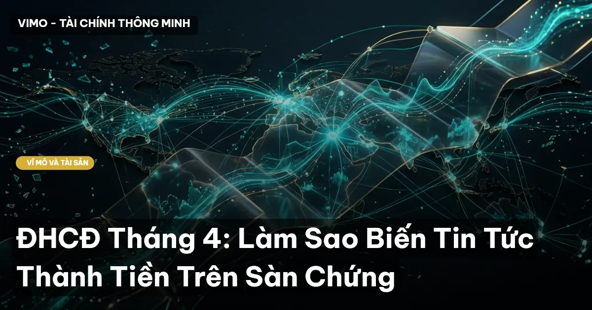 ĐHCĐ Tháng 4: Làm Sao Biến Tin Tức Thành Tiền Trên Sàn Chứng