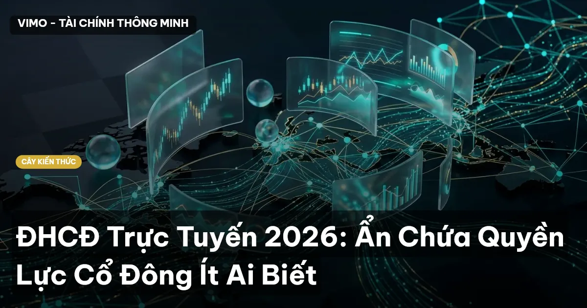 ĐHCĐ Trực Tuyến 2026: Ẩn Chứa Quyền Lực Cổ Đông Ít Ai Biết