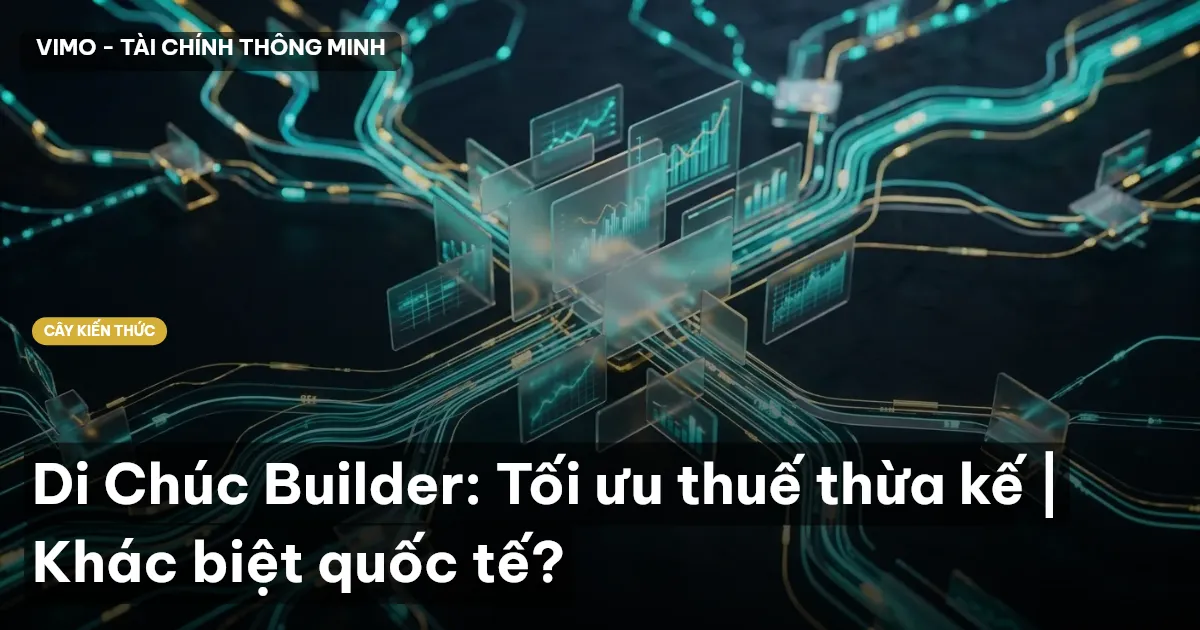 Di Chúc Builder: Tối ưu thuế thừa kế | Khác biệt quốc tế?