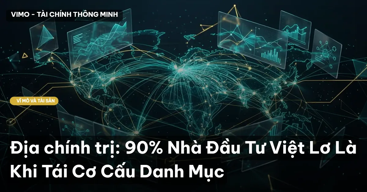 Địa chính trị: 90% Nhà Đầu Tư Việt Lơ Là Khi Tái Cơ Cấu Danh Mục