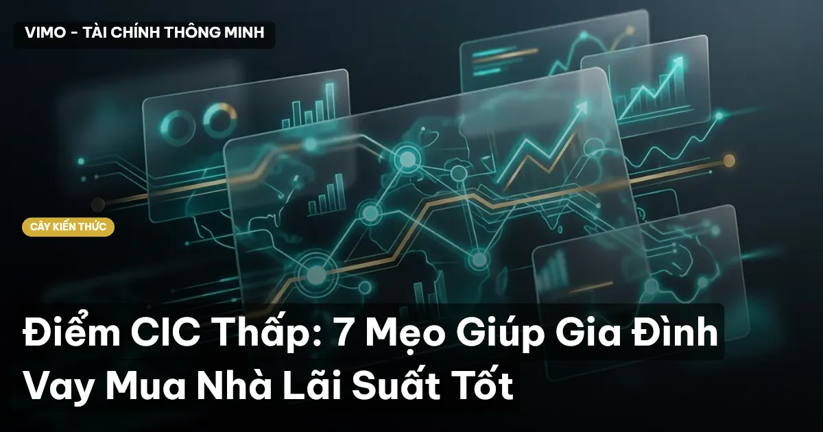 Điểm CIC Thấp: 7 Mẹo Giúp Gia Đình Vay Mua Nhà Lãi Suất Tốt