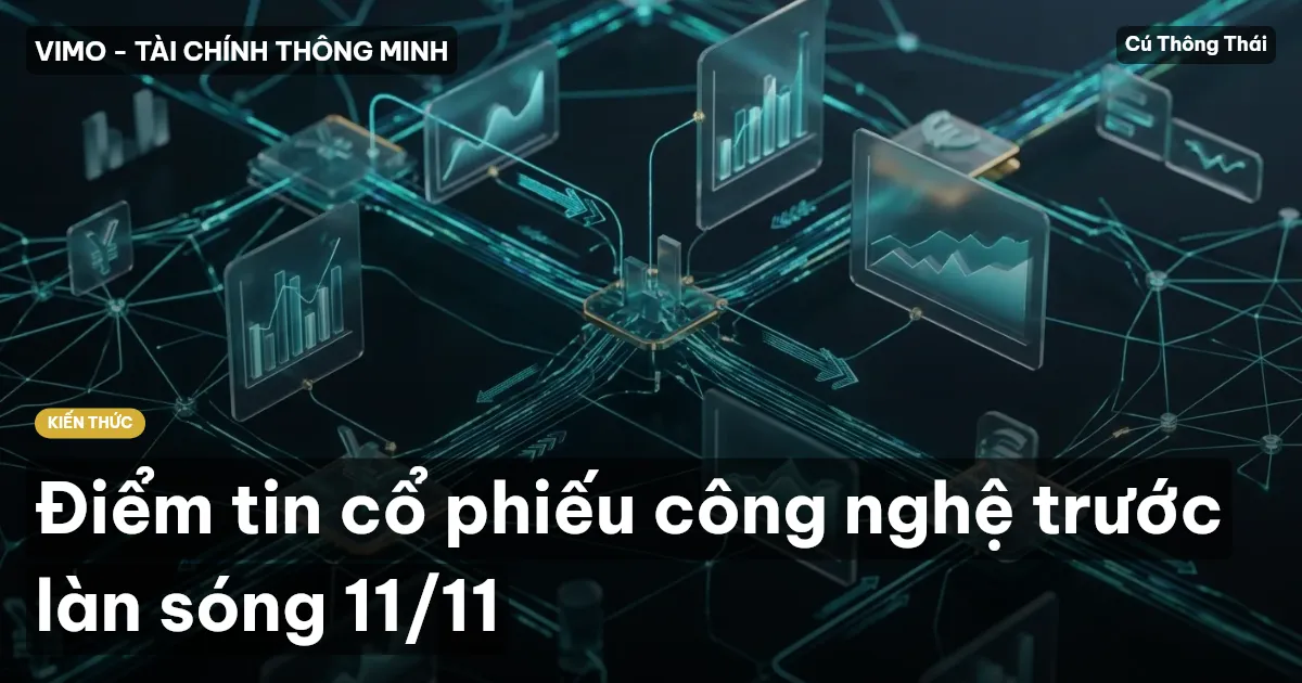 Điểm tin cổ phiếu công nghệ trước làn sóng 11/11