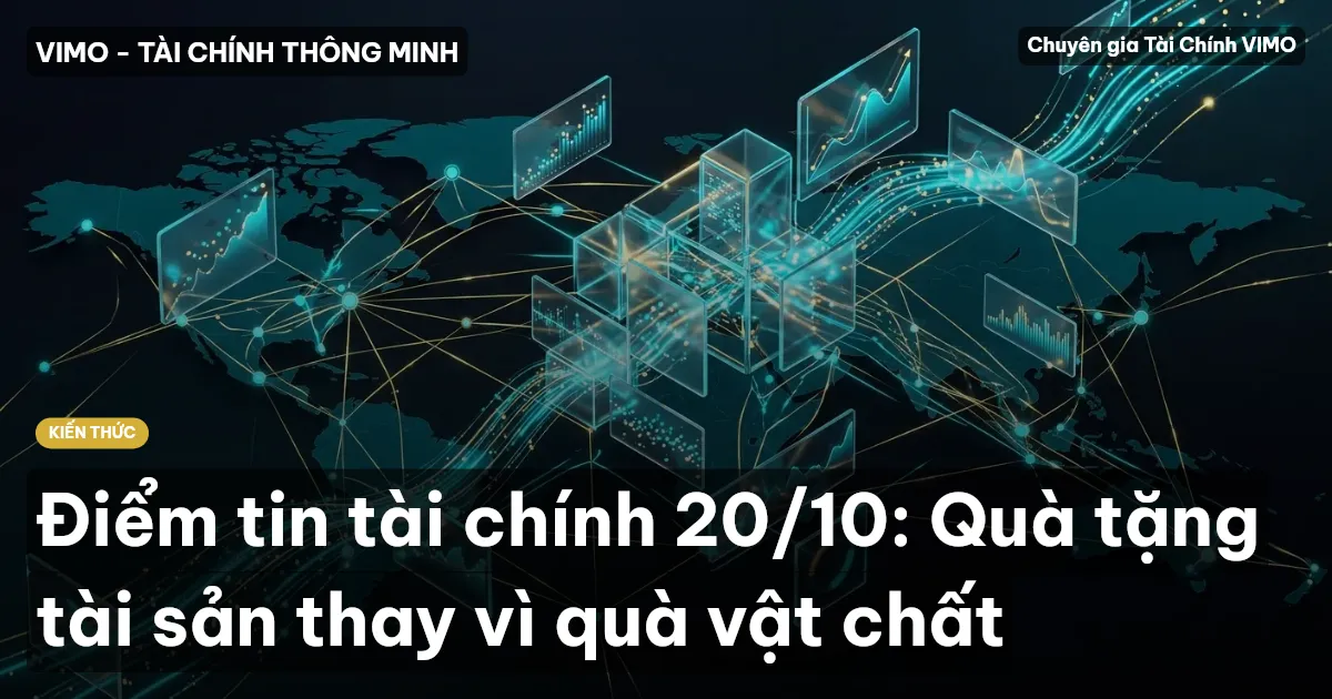 Điểm tin tài chính 20/10: Quà tặng tài sản thay vì quà vật chất