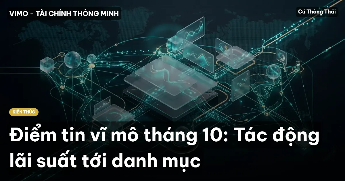 Điểm tin vĩ mô tháng 10: Tác động lãi suất tới danh mục