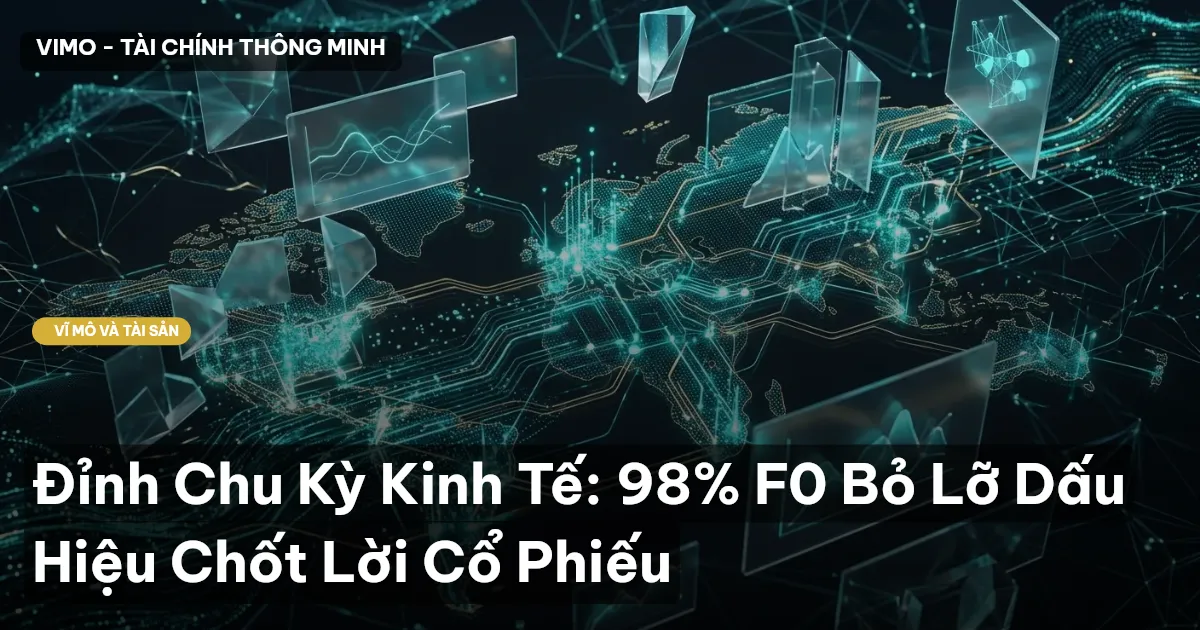 Đỉnh Chu Kỳ Kinh Tế: 98% F0 Bỏ Lỡ Dấu Hiệu Chốt Lời Cổ Phiếu