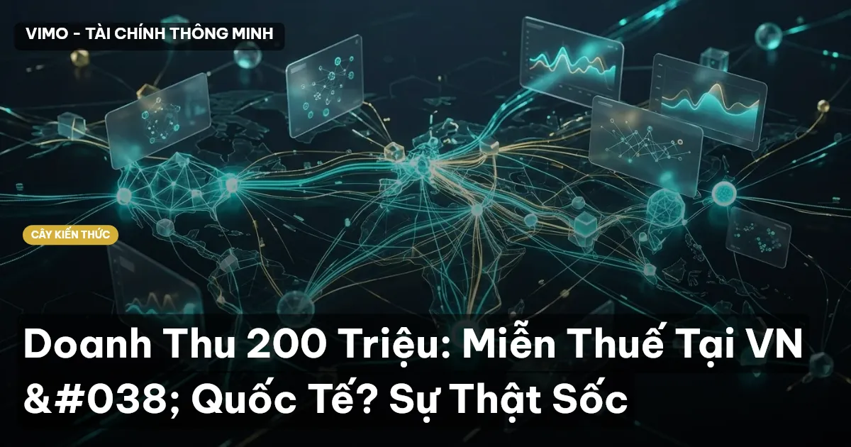 Doanh Thu 200 Triệu: Miễn Thuế Tại VN & Quốc Tế? Sự Thật Sốc