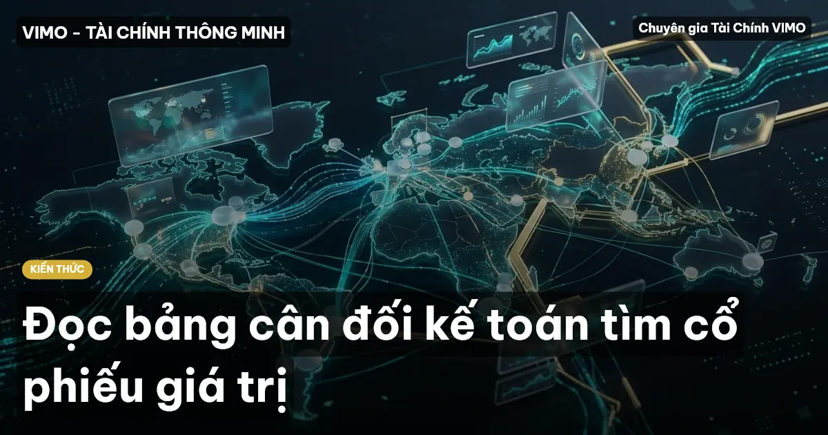 Đọc bảng cân đối kế toán tìm cổ phiếu giá trị