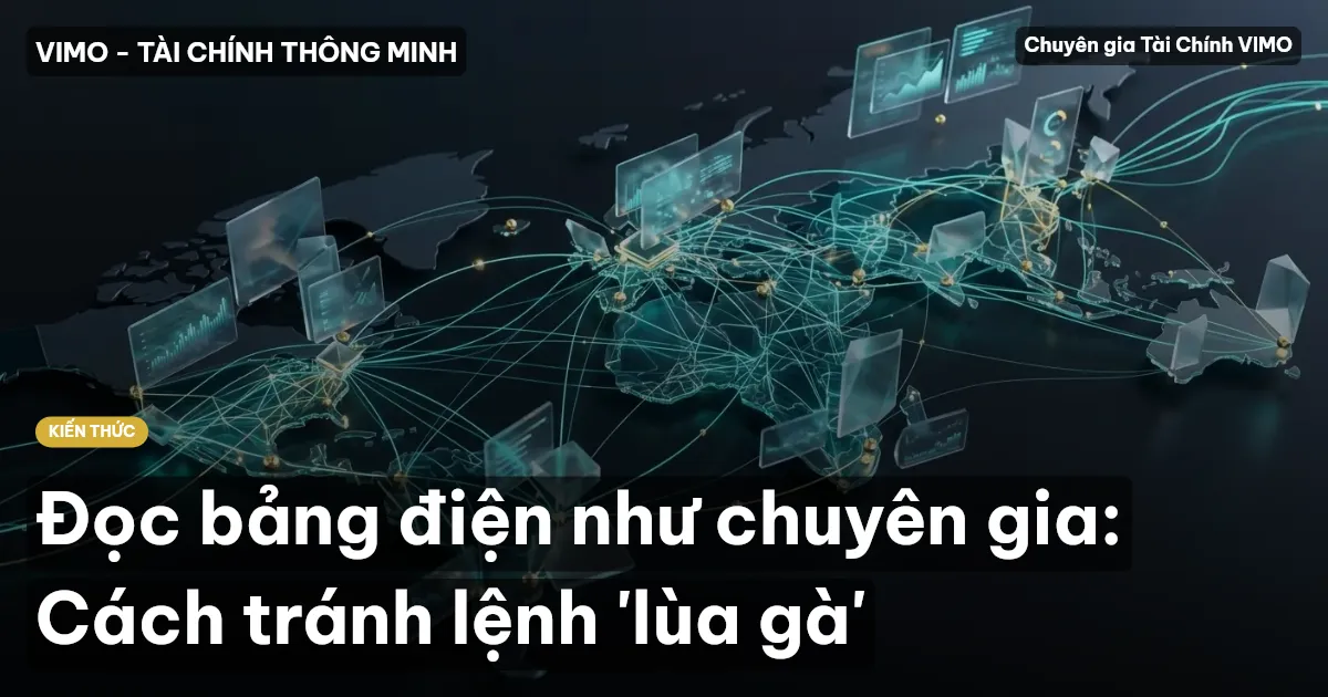 Đọc bảng điện như chuyên gia: Cách tránh lệnh 'lùa gà'