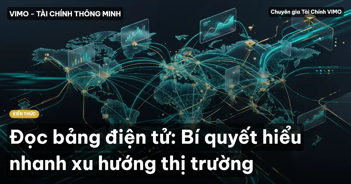 Đọc bảng điện tử: Bí quyết hiểu nhanh xu hướng thị trường