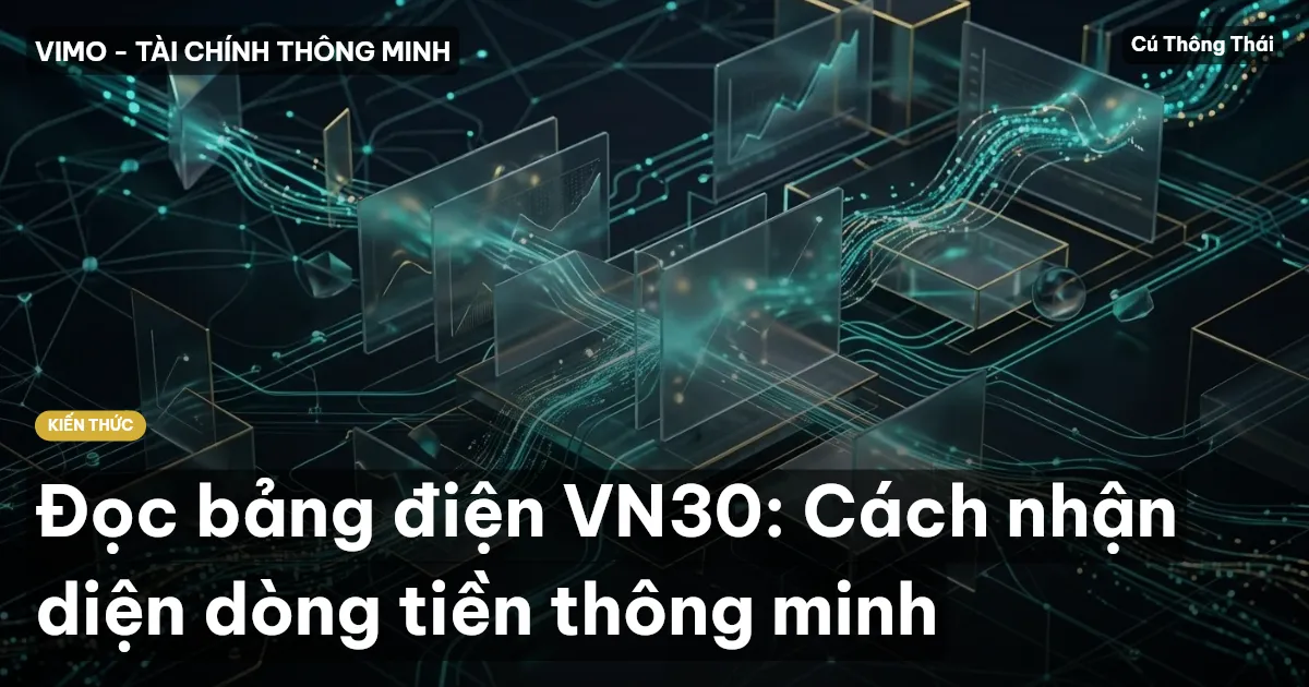 Đọc bảng điện VN30: Cách nhận diện dòng tiền thông minh