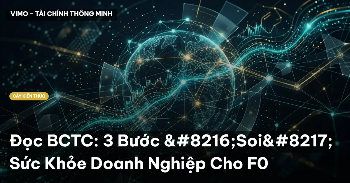 Đọc BCTC: 3 Bước ‘Soi’ Sức Khỏe Doanh Nghiệp Cho F0