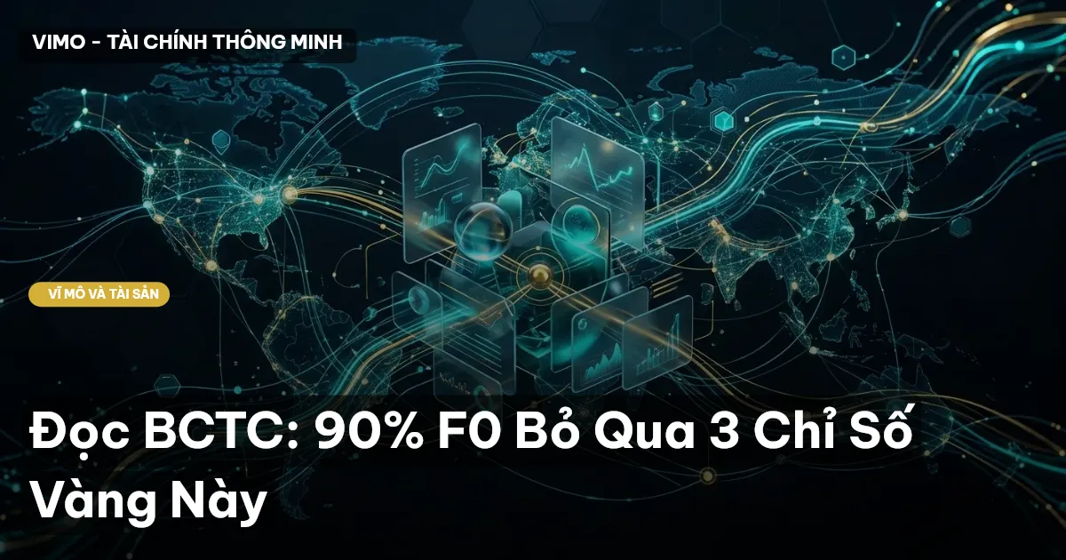 Đọc BCTC: 90% F0 Bỏ Qua 3 Chỉ Số Vàng Này
