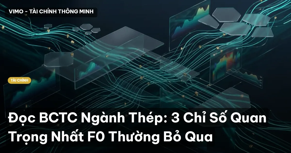 Đọc BCTC Ngành Thép: 3 Chỉ Số Quan Trọng Nhất F0 Thường Bỏ Qua