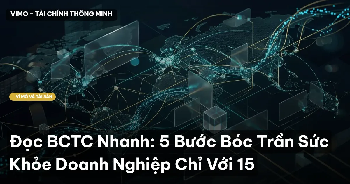 Đọc BCTC Nhanh: 5 Bước Bóc Trần Sức Khỏe Doanh Nghiệp Chỉ Với 15