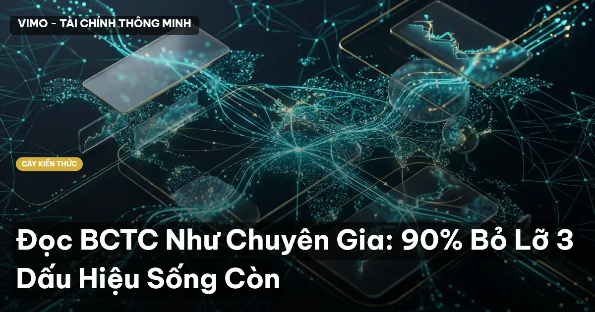 Đọc BCTC Như Chuyên Gia: 90% Bỏ Lỡ 3 Dấu Hiệu Sống Còn