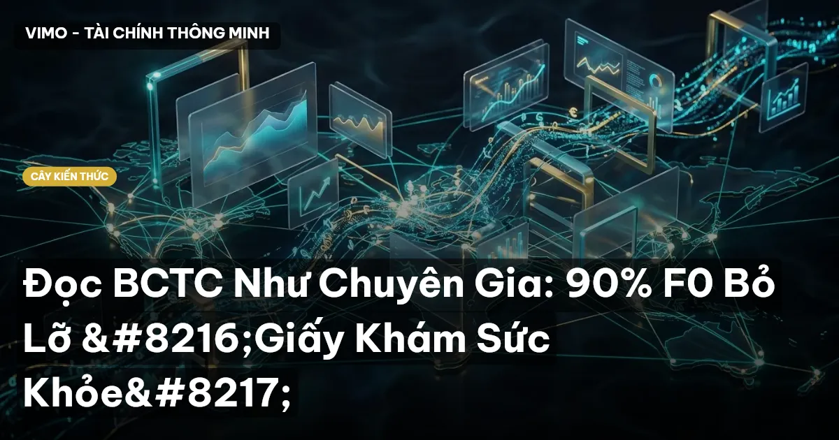 Đọc BCTC Như Chuyên Gia: 90% F0 Bỏ Lỡ ‘Giấy Khám Sức Khỏe’