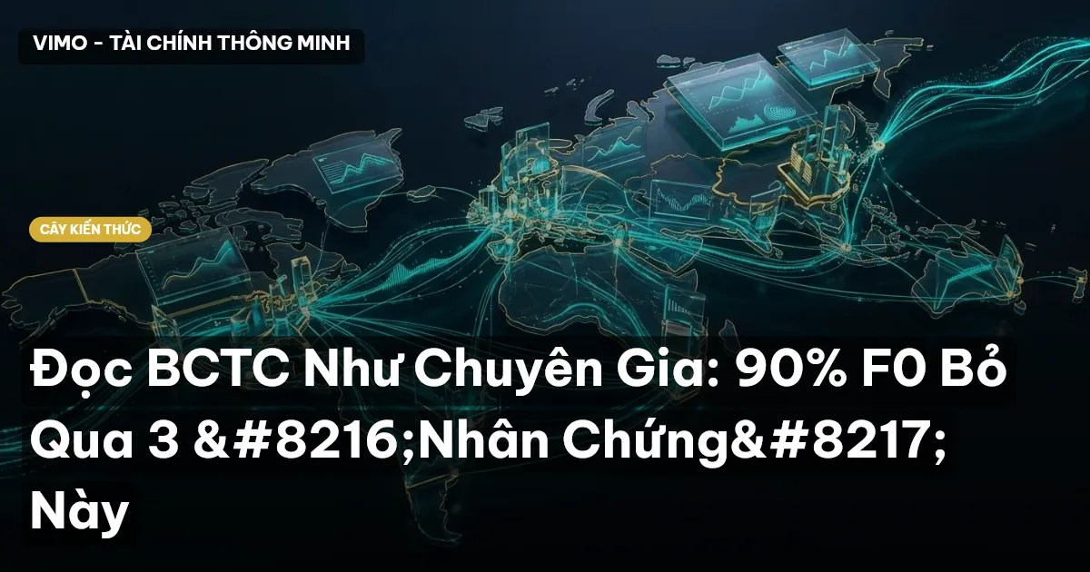 Đọc BCTC Như Chuyên Gia: 90% F0 Bỏ Qua 3 ‘Nhân Chứng’ Này