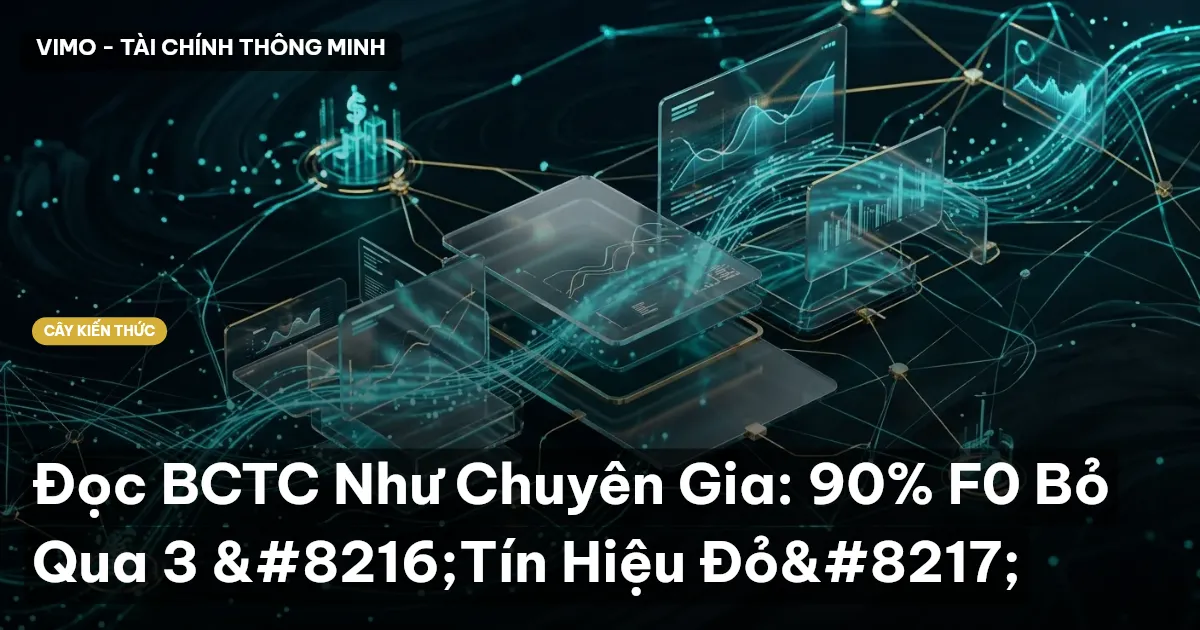 Đọc BCTC Như Chuyên Gia: 90% F0 Bỏ Qua 3 ‘Tín Hiệu Đỏ’
