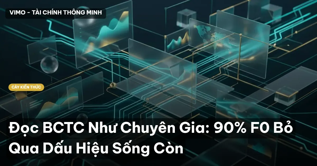 Đọc BCTC Như Chuyên Gia: 90% F0 Bỏ Qua Dấu Hiệu Sống Còn