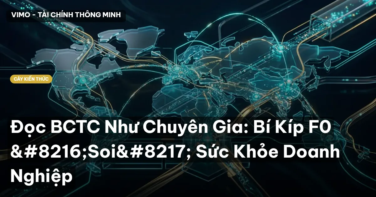 Đọc BCTC Như Chuyên Gia: Bí Kíp F0 ‘Soi’ Sức Khỏe Doanh Nghiệp