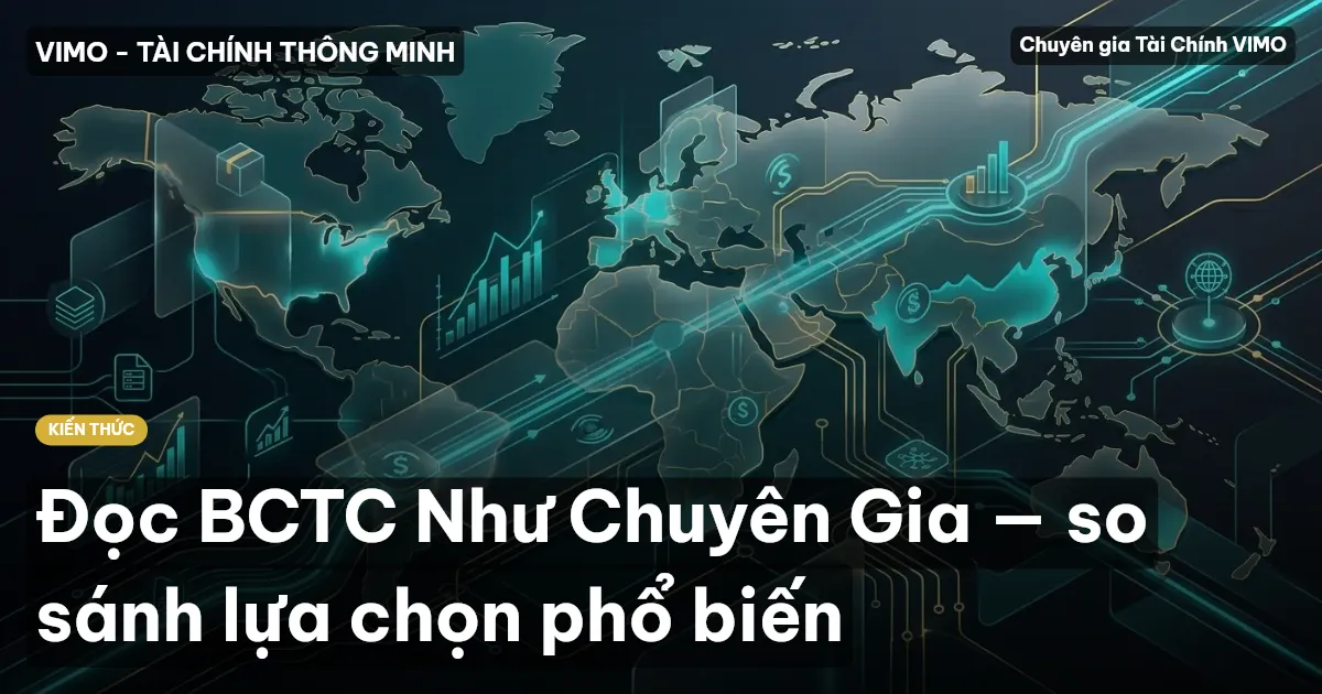 Đọc BCTC Như Chuyên Gia — so sánh lựa chọn phổ biến