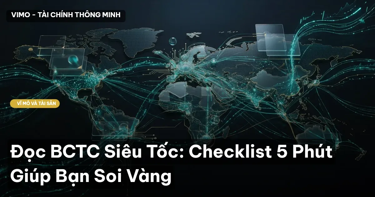 Đọc BCTC Siêu Tốc: Checklist 5 Phút Giúp Bạn Soi Vàng