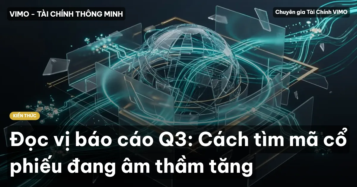 Đọc vị báo cáo Q3: Cách tìm mã cổ phiếu đang âm thầm tăng