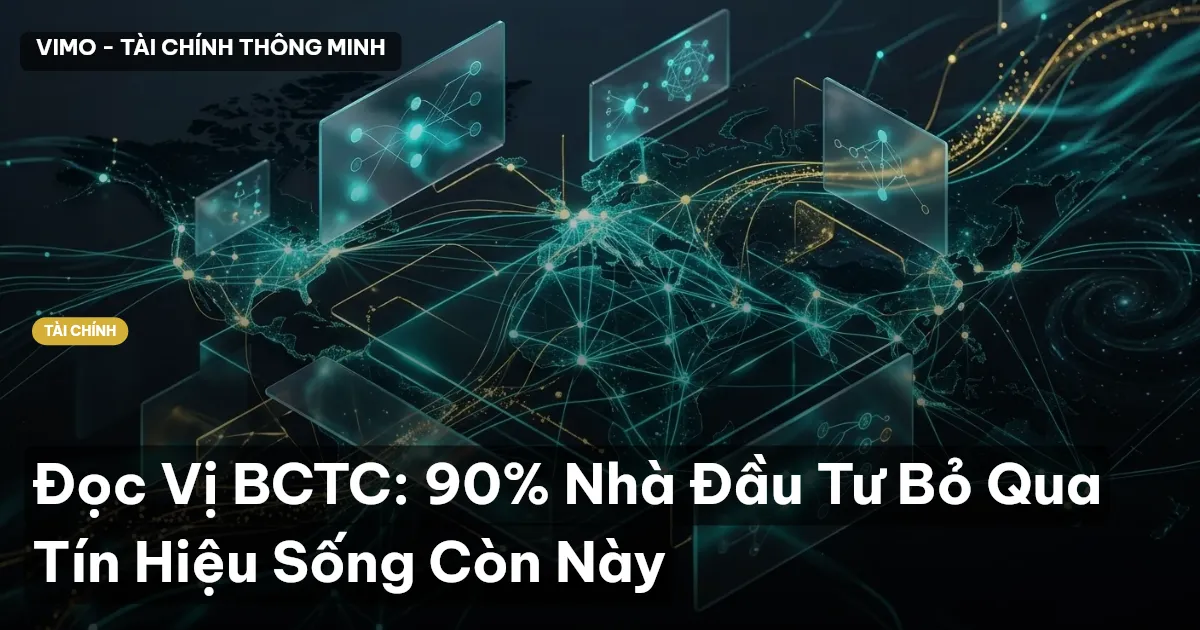 Đọc Vị BCTC: 90% Nhà Đầu Tư Bỏ Qua Tín Hiệu Sống Còn Này