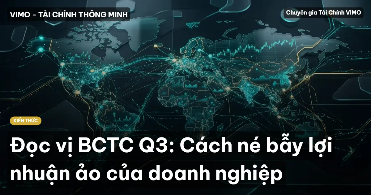 Đọc vị BCTC Q3: Cách né bẫy lợi nhuận ảo của doanh nghiệp
