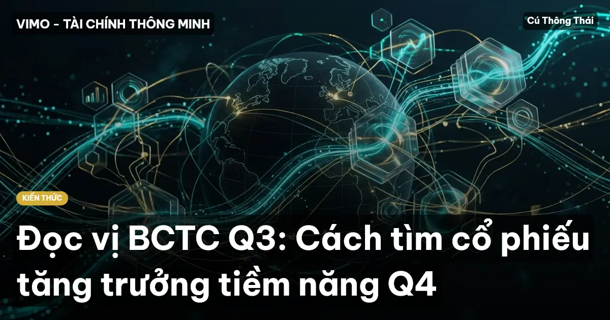 Đọc vị BCTC Q3: Cách tìm cổ phiếu tăng trưởng tiềm năng Q4
