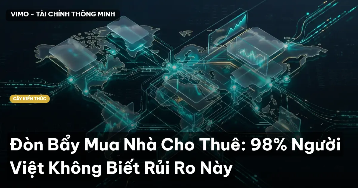 Đòn Bẩy Mua Nhà Cho Thuê: 98% Người Việt Không Biết Rủi Ro Này