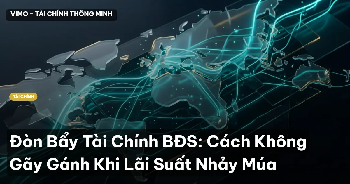 Đòn Bẩy Tài Chính BĐS: Cách Không Gãy Gánh Khi Lãi Suất Nhảy Múa