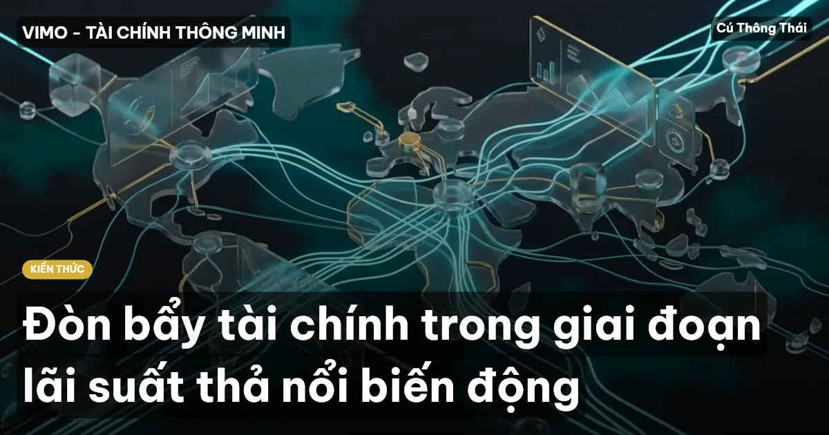 Đòn bẩy tài chính trong giai đoạn lãi suất thả nổi biến động