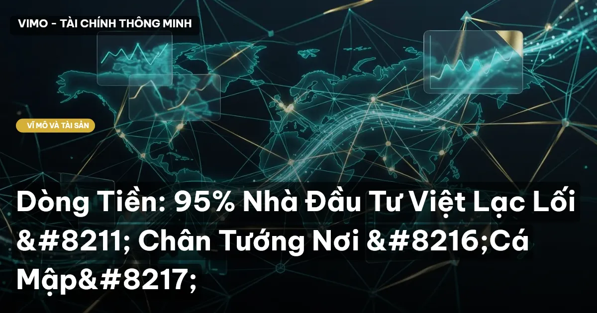 Dòng Tiền: 95% Nhà Đầu Tư Việt Lạc Lối – Chân Tướng Nơi ‘Cá Mập’