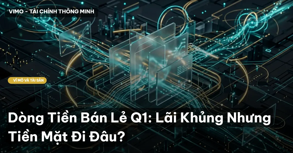 Dòng Tiền Bán Lẻ Q1: Lãi Khủng Nhưng Tiền Mặt Đi Đâu?