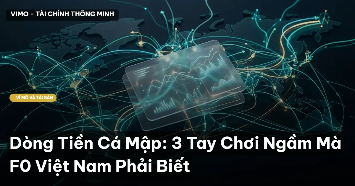 Dòng Tiền Cá Mập: 3 Tay Chơi Ngầm Mà F0 Việt Nam Phải Biết
