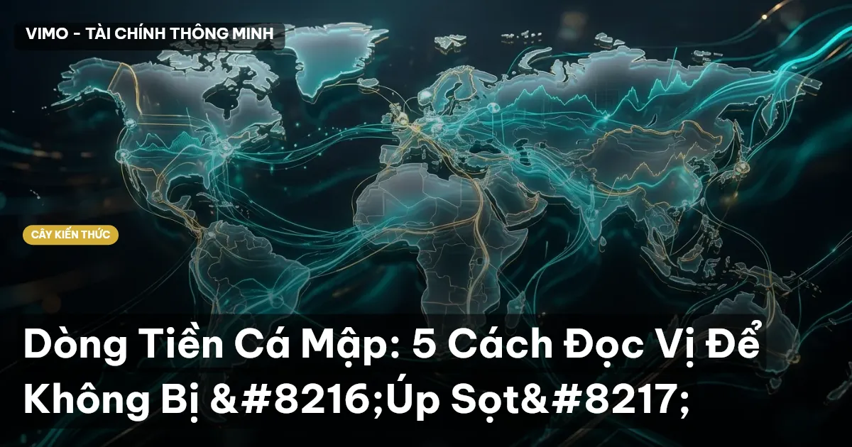Dòng Tiền Cá Mập: 5 Cách Đọc Vị Để Không Bị ‘Úp Sọt’
